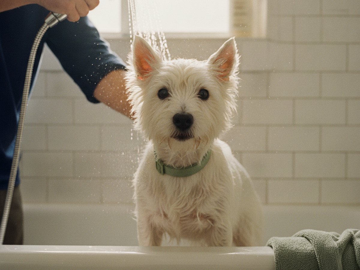 Bathing with Casey's Canines